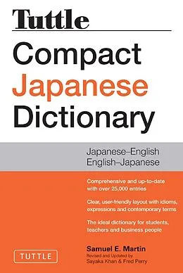 E-Book (epub) Tuttle Compact Japanese Dictionary, 2nd Edition von Samuel E. Martin