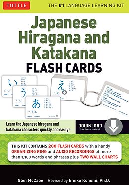 eBook (epub) Japanese Hiragana & Katakana Flash Cards Kit Ebook de Glen McCabe