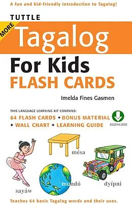 E-Book (epub) Tuttle More Tagalog for Kids Flash Cards von Imelda Fines Gasmen