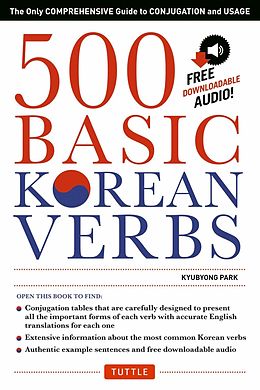 eBook (epub) 500 Basic Korean Verbs de Kyubyong Park