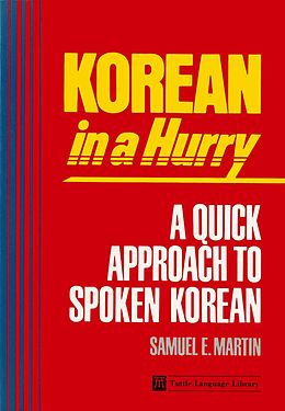 eBook (epub) Korean in a Hurry de Samuel E. Martin