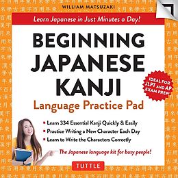 eBook (epub) Beginning Japanese Kanji Language Practice Pad Ebook de William Matsuzaki