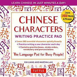 eBook (epub) Chinese Characters Writing Practice Pad de Xin Liang, Martha Lam