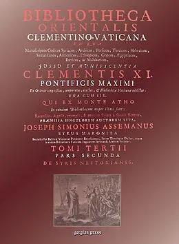 PDF Bibliotheca Orientalis Clementino-Vaticana von Joseph Simon Assemani