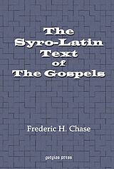 eBook (pdf) The Syro-Latin Text of the Gospels de Frederic Henry Chase