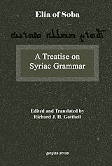 eBook (pdf) A Treatise on Syriac Grammar by Mar Elia of Soba de Richard J. H. Gottheil