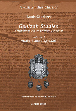 eBook (pdf) Genizah Studies in Memory of Doctor Solomon Schechter de Louis Ginzberg