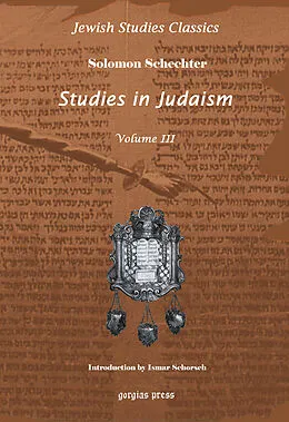 E-Book (pdf) Studies in Judaism von Solomon Schechter