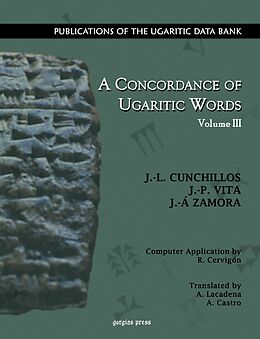 eBook (pdf) A Concordance of Ugaritic Words (Vol 3 of 5) de J. -L. Cunchillos