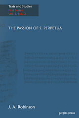 eBook (pdf) The Passion of S. Perpetua de J. Armitage Robinson