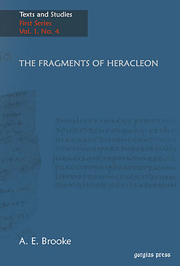 eBook (pdf) The Fragments of Heracleon de A. E. Brooke