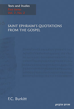 eBook (pdf) Saint Ephraim's Quotations From The Gospel de F. Crawford Burkitt