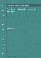 eBook (pdf) Studies in the Historical Syntax of Aramaic de Na'ama Pat-El