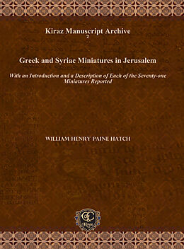 eBook (pdf) Greek and Syriac Miniatures in Jerusalem de William Henry Paine Hatch