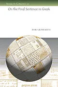 E-Book (pdf) On the Final Sentence in Greek von Basil L. Gildersleeve