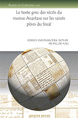 eBook (pdf) Le texte grec des récits du moine Anastase sur les saints pères du Sinaï de 