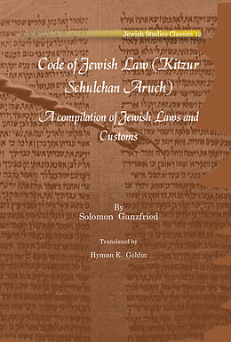 eBook (pdf) Code of Jewish Law (Kitzur Schulchan Aruch) de Solomon Ganzfried