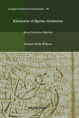 eBook (pdf) Elements of Syriac Grammar de Robert Dick Wilson