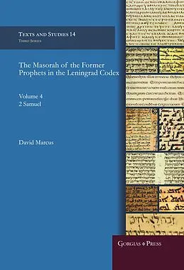 PDF The Masorah of the Former Prophets in the Leningrad Codex von David Marcus