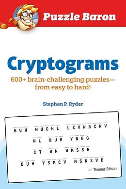 Kartonierter Einband Puzzle Baron Cryptograms von Stephen P. Ryder