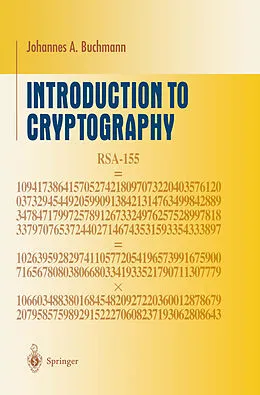 E-Book (pdf) Introduction to Cryptography von Johannes Buchmann
