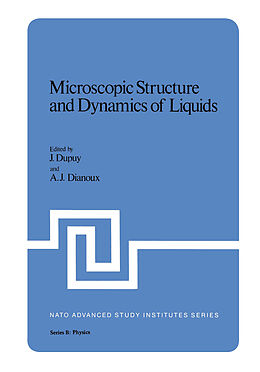 Couverture cartonnée Microscopic Structure and Dynamics of Liquids de 