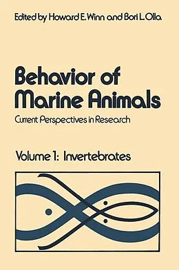 E-Book (pdf) Behavior of Marine Animals von Howard E. Winn, Bori L. Olla