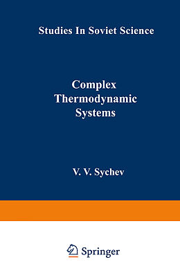 Couverture cartonnée Complex Thermodynamic Systems de V. V. Sychev