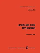 Kartonierter Einband Lasers and Their Applications / Lazery I Ikh Primenenie / von 
