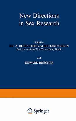 Couverture cartonnée New Directions in Sex Research de 