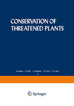 eBook (pdf) Conservation of Threatened Plants de 