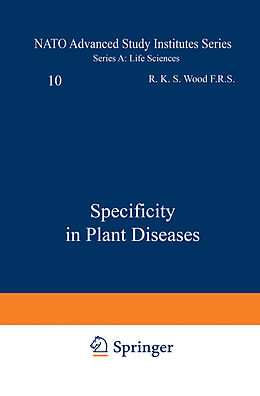 Kartonierter Einband Specificity in Plant Diseases von 