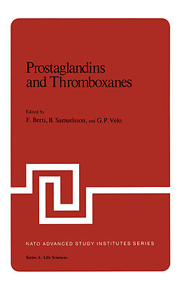 Kartonierter Einband Prostaglandins and Thromboxanes von 