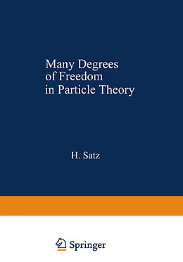 Couverture cartonnée Many Degrees of Freedom in Particle Theory de 