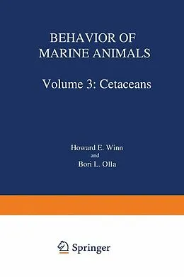 E-Book (pdf) Behavior of Marine Animals von Howard E. Winn, Bori L. Olla