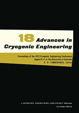 E-Book (pdf) Advances in Cryogenic Engineering von K. D. Timmerhaus