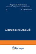 E-Book (pdf) Mathematical Analysis von R. V. Gamkrelidze