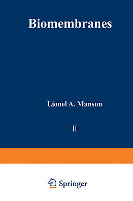 eBook (pdf) Biomembranes de Lionel A. Manson