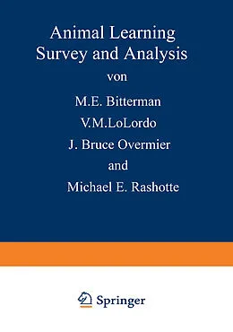 E-Book (pdf) Animal Learning von M. E. Bitterman, V. M. Lolordo, J. Bruce Overmier