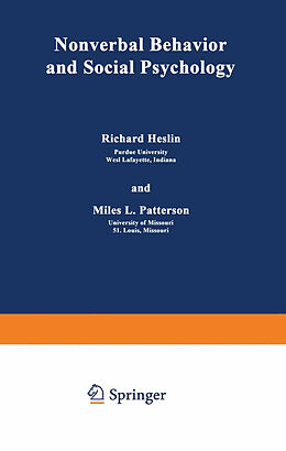 eBook (pdf) Nonverbal Behavior and Social Psychology de Richard Heslin