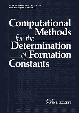 eBook (pdf) Computational Methods for the Determination of Formation Constants de 