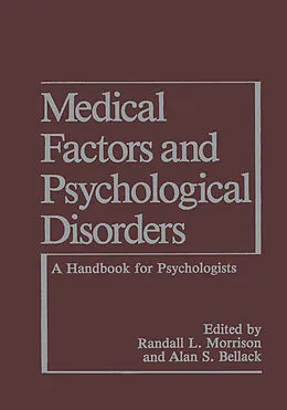 E-Book (pdf) Medical Factors and Psychological Disorders von Alan S. Bellack, R. L. Morrison