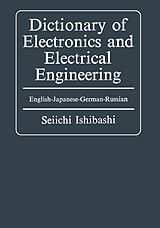 Couverture cartonnée Dictionary of Electronics and Electrical Engineering de 