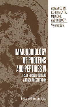 Kartonierter Einband Immunobiology of Proteins and Peptides IV von Howard L. Bachrach, M. Zouhair Atassi