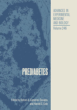Kartonierter Einband Prediabetes von Harold S. Cole, Rafael A. Camerini-Davalos