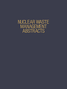 Couverture cartonnée Nuclear Waste Management Abstracts de Camille Minichino, Richard A. Heckman