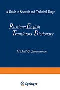 E-Book (pdf) Russian-English Translators Dictionary von Mikhail G. Zimmerman