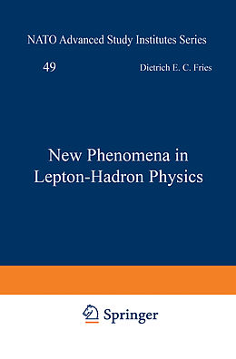 Couverture cartonnée New Phenomena in Lepton-Hadron Physics de 