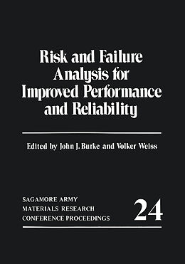 Couverture cartonnée Risk and Failure Analysis for Improved Performance and Reliability de 