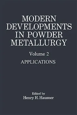 E-Book (pdf) Modern Developments in Powder Metallurgy von Henry H. Hausner